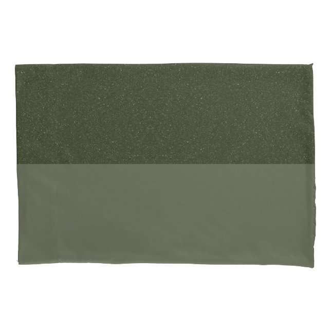 Funda De Cojín Personalizado Moss Green Pillowcase - Diseño de do (Anverso)