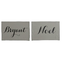 personalizado pareja nombres de almohadas o inicia