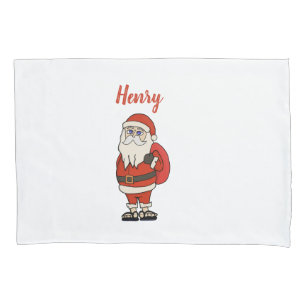 Funda De Cojín Personalizado Santa Claus Navidades Flip Flops