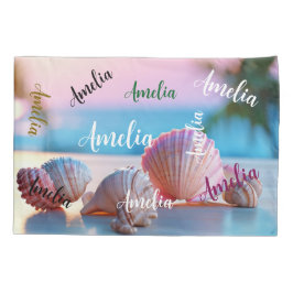 Funda De Cojín Personalizado Summer Beach Elegant