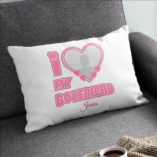 Funda De Cojín Personalizado Te Amo Mi Novio – Agregar Foto y Nom