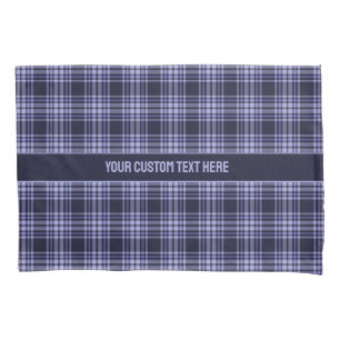 Funda De Cojín Personalizado Texto revestido / Tartán Patrón