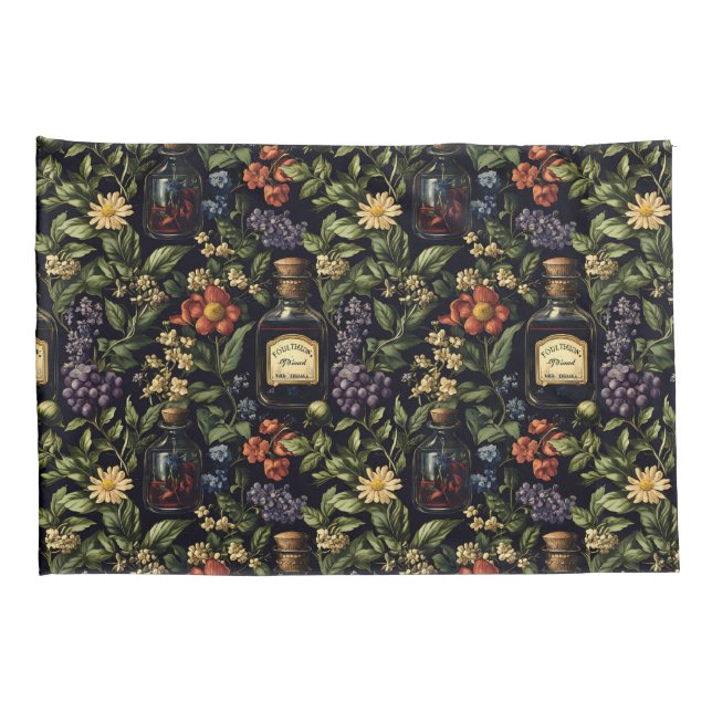 Funda De Cojín Pétalos venenosos (Reverso-derecho)