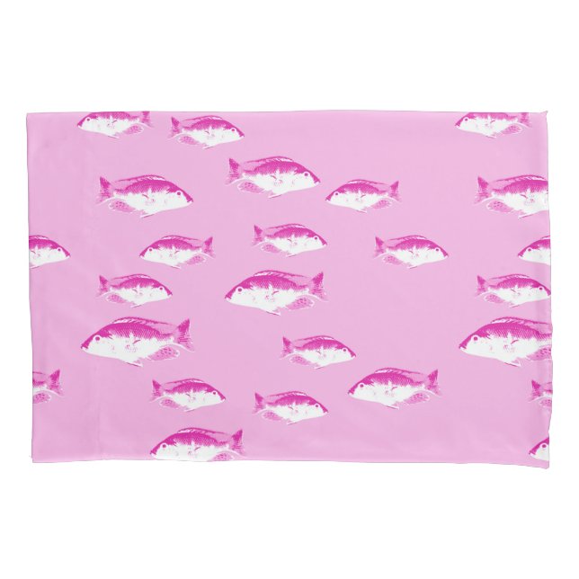 Funda De Cojín Pez rosa (Anverso)