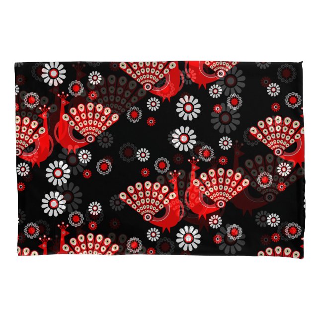 Funda De Cojín Pheasant Peacock Art (Anverso-izquierdo)