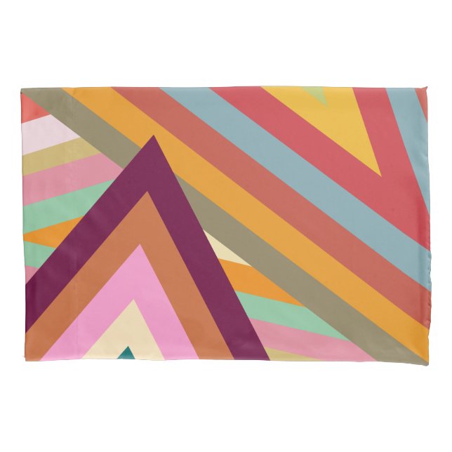 Funda De Cojín Picos de los años 1970 (Anverso)