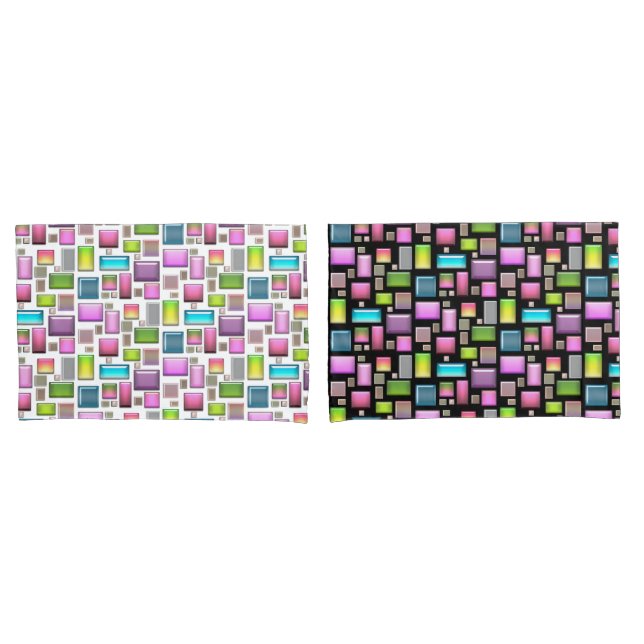 Funda De Cojín Piedras preciosas y madre de perlas (Anverso - Set)