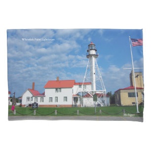 Funda De Cojín Piel de faro de punta blanca