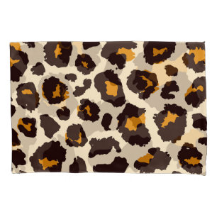 Funda De Cojín Piel de queso, textura de impresión animal.