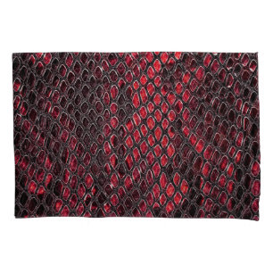 Funda De Cojín Piel de serpiente: fondo abstracto.