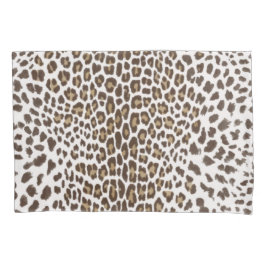 Funda De Cojín Piel Leopardo Blanco