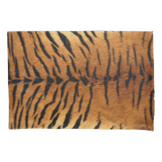 Funda De Cojín Pieles de animales de la jungla tribal Tigre Impri