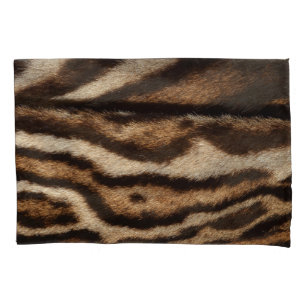 Funda De Cojín Pieles leopardo nubladas, patrón exótico.