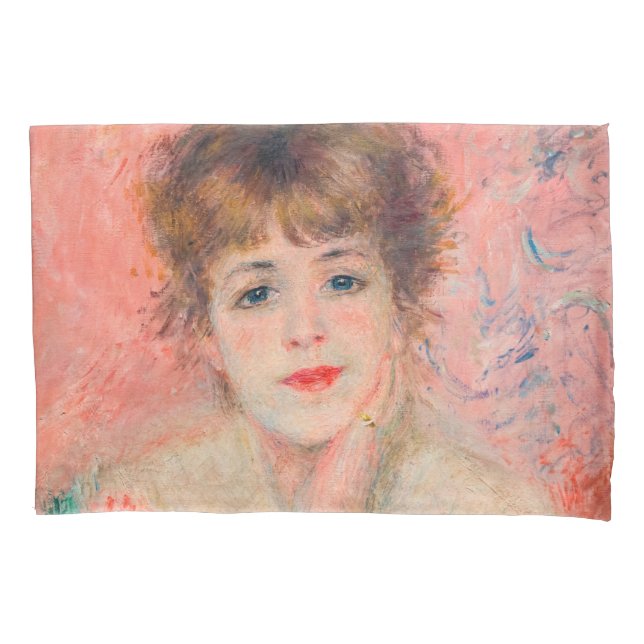 Funda De Cojín Pierre-Auguste Renoir - Actriz Jeanne Samary (Anverso)