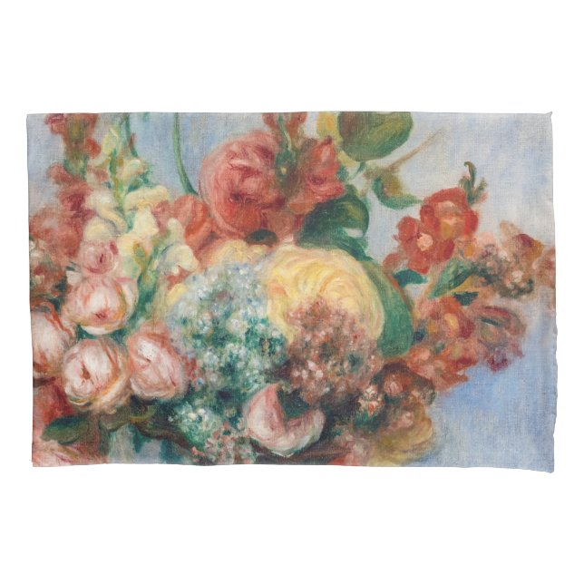 Funda De Cojín Pierre-Auguste Renoir - Flores en una plaza (Anverso)