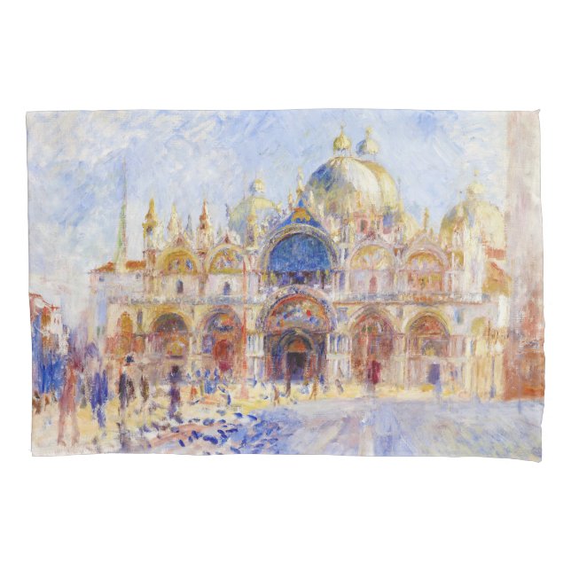 Funda De Cojín Pierre-Auguste Renoir - Venecia, Piazza San Marco (Anverso)