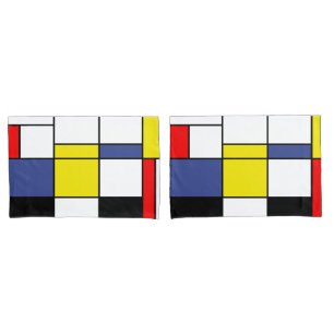 Funda De Cojín Piet Mondrian Minimalista