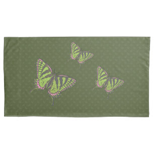 Funda De Cojín Pilar de cola de torneado celeste