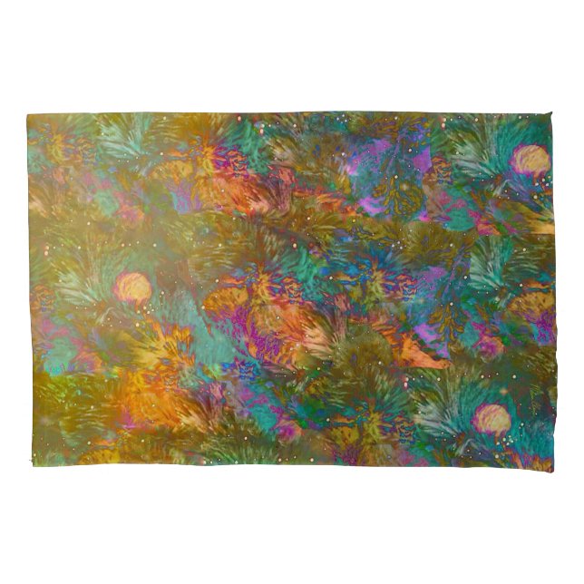 Funda De Cojín Pilar de la flor de la jungla (Anverso)