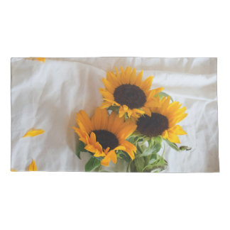 Funda De Cojín Pilar de la radiación dorada