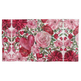 Funda De Cojín Pilar del cuerpo floral romántico