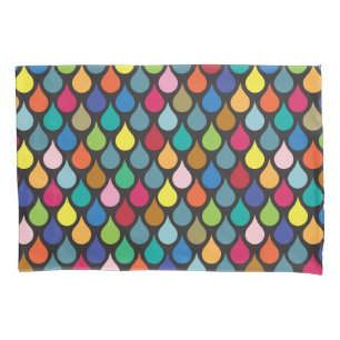 Funda De Cojín Pilar del patrón de escala animal colorido de Guay
