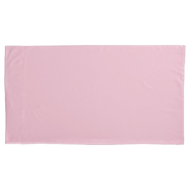 Funda De Cojín Pilar rosa Rubor suave y sólido (Anverso-izquierdo)