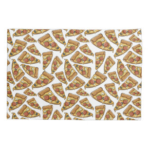 Funda De Cojín Pilas de almohada del patrón de pizza