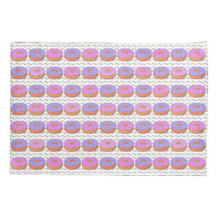 Funda De Cojín Pilas de patrón de donut