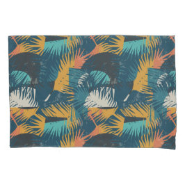 Funda De Cojín Pilas de patrón de hoja