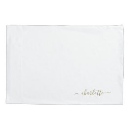 Funda De Cojín Pillow de la cama de oro personalizado