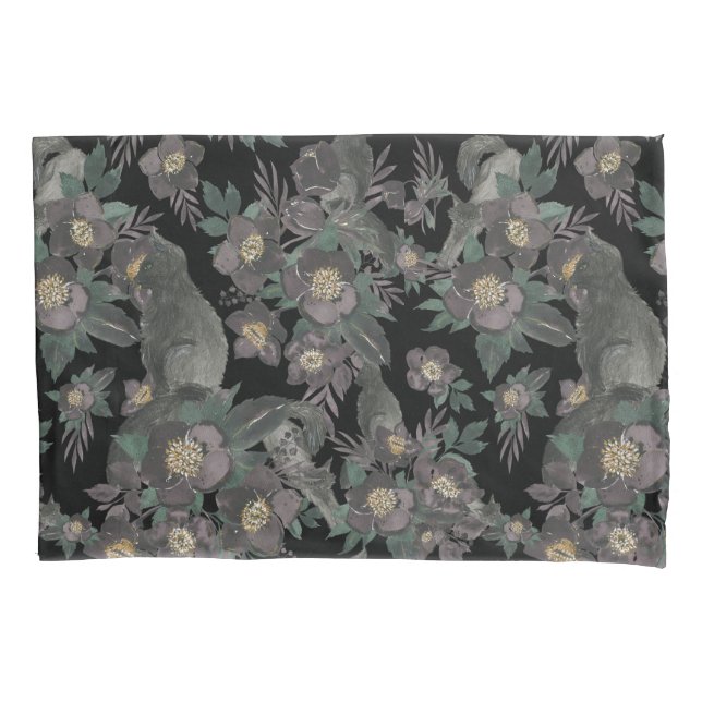 Funda De Cojín Pillowases Botánicas Florales (Anverso-izquierdo)