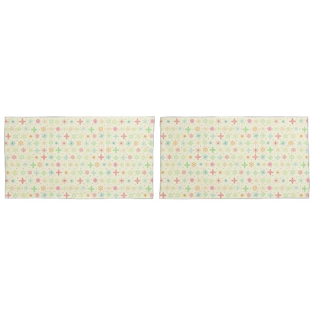 Funda De Cojín Pillowases de las Estrellas Retro (Anverso - Set)