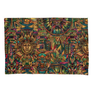 Funda De Cojín Pillowca "Vibrante Emblema Histórico" Ciano Artíst