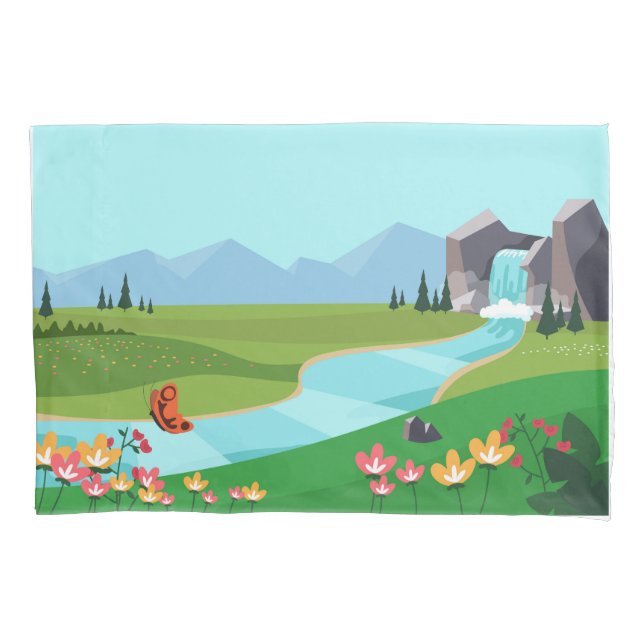 Funda De Cojín Pillowcase : Amanecer sobre la cresta (Anverso)