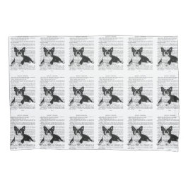 FUNDA DE COJÍN PILLOWCASE - BOSTON TERRIER - TAMAÑO ESTÁNDAR