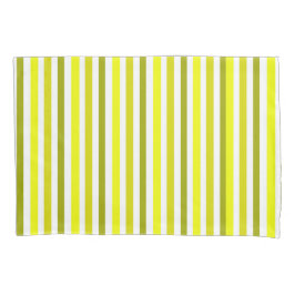 Funda De Cojín Pillowcase con rayas de oro amarillo