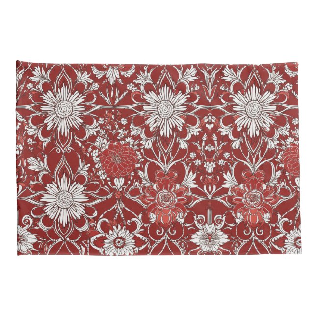 Funda De Cojín Pillowcase de elegancia floral (Reverso-derecho)