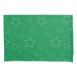 Funda De Cojín Pillowcase de Green Stars