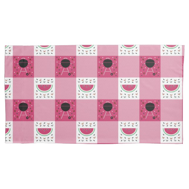Funda De Cojín Pillowcase de picnic de verano (Anverso)