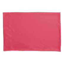 Pillowcase rojo plano