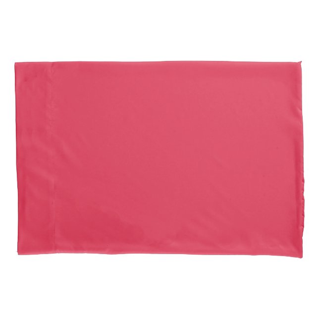 Funda De Cojín Pillowcase rojo plano (Anverso)