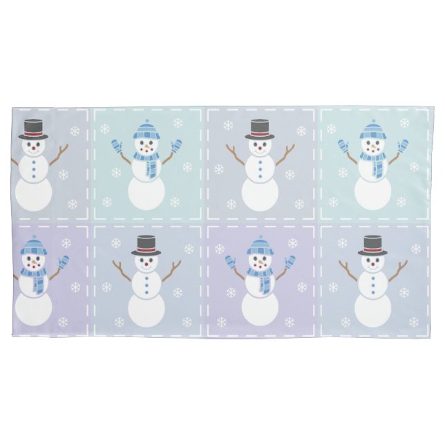 Funda De Cojín Piloto de la pila de invierno (Anverso)