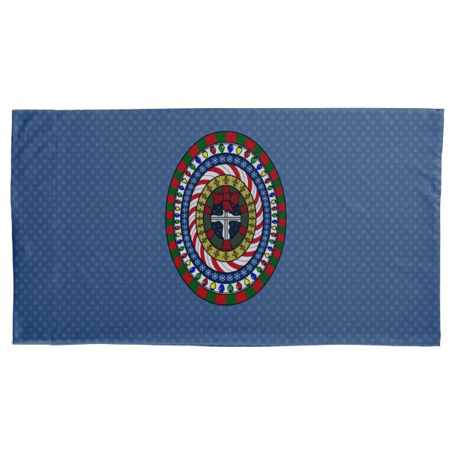 Funda De Cojín Piloto de Navidades lúdicos (Anverso)