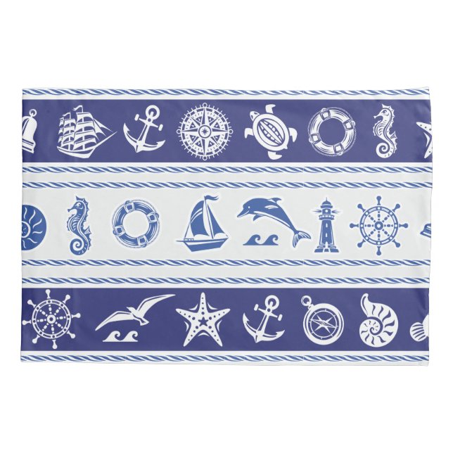 Funda De Cojín Piloto de patrón náutico de verano (Reverso)