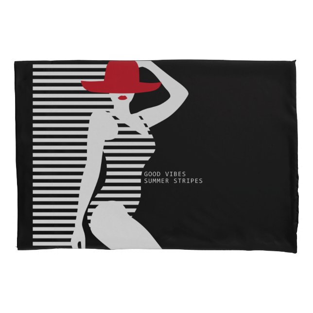 Funda De Cojín Pilotos de verano para mujeres (Anverso)