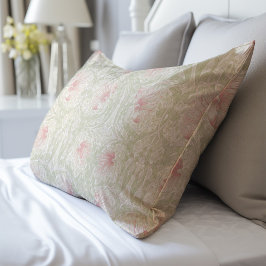 Funda De Cojín Pimpernel Duste Mint rosa Patrón verde Morris