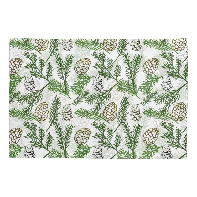 Funda De Cojín Pine Branches (Reverso)