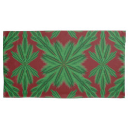 Funda De Cojín Pine Mandala Garnet King Pillowcase