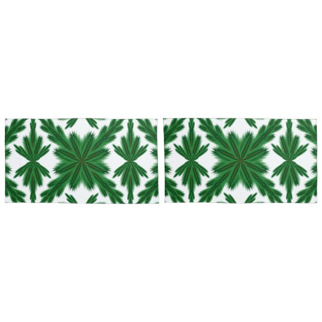 Funda De Cojín Pine Mandala King Pillowcase (Reverso-Set)